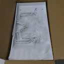 Pots and Pans Organizer Under Cabinet 2 Pack, Pull-Out Cabinet Organizer for Pot Lids, Bakeware, Dishes, 8 Adjustable Dividers (White