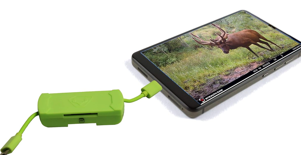 HME Compact Portable SD Card Reader for Android Devices with On The Go Technology (OTG) One USB 2.0 Hub