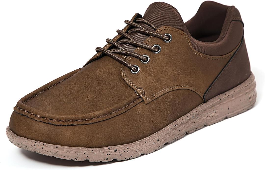 Deer Stags Mens Uplift (8 Wide, Brown/Dark Brown)
