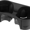 X AUTOHAUX Front Console Cup Holder for Jeep Wrangler 2007 2008 2009 2010 Console Storage Bracket Replacement 1FH72XDVAA Black