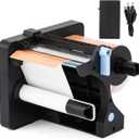 Automatic Label Dispenser, 2.98lb Portable Electric Label Dispenser for 20-130mm Labels, 3 Speed Adjustable with Dual Senser for Shipping/Document/Reminding Labels (with a Battery)
