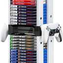 Nargos Video Game Storage Tower, Universal Organizer for PS5/PS4/PS3/PS2, Xbox One/360/Series X/S, Wii, Switch/Switch 2, DVD and Blu-Ray Cases (46 Pcs)