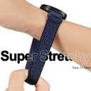 8 Pack Elastic Watch Band Compatible with Garmin Vivoactive 6 Watch Bands/5/3/3 Music/Venu Sq 2, 20mm Sport Quick Release Replacement Strap for Garmin Forerunner 55/165/245/645 Women Men