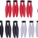 3 Sets 12 pcs Red White Black Foldable Propeller for HS720 HS720E Four-axis Aircraft Blade Aerial Photography Brushless Drone Accessories