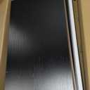 QEEIG 12" Deep Floating Shelves for Wall - 12 x 24 inch Book Shelf Bathroom Bedroom Kitchen Living Room Hanging Bookshelf Farmhouse Set of 3, Black (026-60B3)