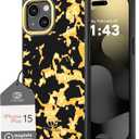 Cocomii - Rectangle Case Compatible with iPhone 15 Plus - Compatible with MagSafe, Opalescent Pearl, Camera Protector, Glossy, Magnetic Phone Case for iPhone 15 Plus 6.7 inch, Tortoise (iPhone 15 Plus 6.7", Tortoise)