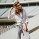 Clear Purse for Women Stadium Approved Clear Crossbody Bag for Stadium Events Transparent Purse Bag for Sports (White-1)