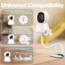 Universal Baby Monitor Mount 2026 Upgraded - Adjustable Gooseneck Flex Stand for Crib - Secure Clip Clamp Holder Compatible with HelloBaby HB6550/HB65/HB66, Nanit Pro, VTech & Most Baby Monitors