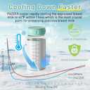 Portable Breast Milk Cooler Bottle, Rapid-cooling Breast Milk, Cooling for 24H Compact Design Travel Breastmilk Cooler 17oz Breastmilk Storage Bottles with 2pcs Inner Bottles, Breastfeeding Essentials (Pistachio)