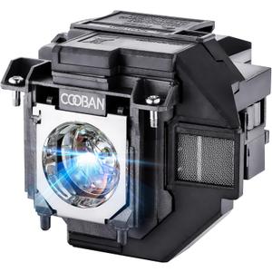COOBAN for ELPLP96 Replacement Projector Lamp Bulb for Epson Powerlite Home Cinema 2150 2100 1060 760HD 660 VS250 VS355 VS350 EB-X39 EX5260 EX9220 EH-TW650 EH-TW5650 EX3260 V13H010L96 Projector Lamp