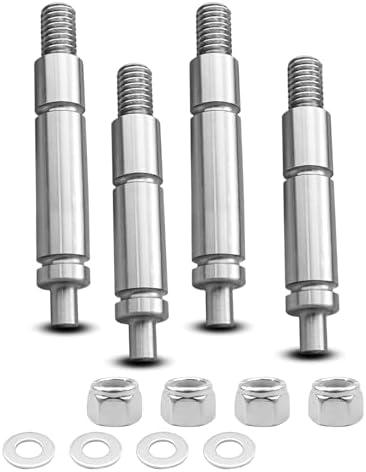 4 Pcs Dryer Left and Right Side Shafts Kit Replace W10359269 W10359270 Fit for Whirlpool Maytag Kenmore Crosley Inglis Estate KitchenAid Roper Dryer Roller Shaft Set