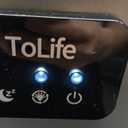 ToLife Dehumidifiers for Home 95 OZ Water Tank with Auto-Off 1000 sq.ft Sleep Mode Portable Dehumidifier for Basement Bathroom Home RV Closet Room 7 Colors LED Light, White