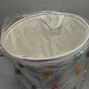 Whitmor Laundry Basket Hamper Large Collapsible Laundry Hamper with Easy Carry HandlesFreestanding Clothes Hampers for Laundry, Bedroom, Dorm, Clothes, Towels, 75L, White, 4 Pack