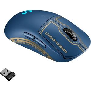G Pro Wireless Gaming Mouse - League of Legends Edition - Hero 25K Sensor, Lightspeed, Programmable Buttons, Lightsync RGB