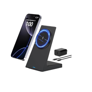 PUY 20w Fast Mag-Safe Charger Stand,Stickable Desk Magnetic Wireless Charger with 25w PD Adapter,Office Magnetic Phone Charger for iPhone 16/16e/16 Plus/16 Pro/16 Pro Max/15/14/13/12 Series