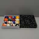 YDDS Billiard Balls Set 2-1/4" Regulation Size Pool Table Balls for Replacement (16 Resin Balls)