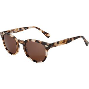ZENOTTIC Women Sunglasses Polarized Trendy: Retro Round Sun Glasses UV Protection - Classic Designer Shades Unisex (White Demi)
