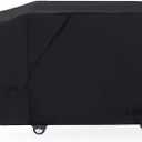 NettyPro Griddle Cover for Blackstone 28" Griddle with Single Shelf, Waterproof Heavy Duty 2 Burner Flat Top Gas Grill Cover 28" Cooking Station Camping, Black