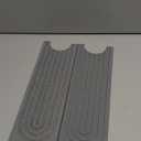 24'' Longer Faucet Mat for Kitchen Sink [Diatomite Stone Super Fast Drying] Stone Faucet Mat for Kitchen Sink Splash Guard Sinks Stones Quick Dry Around Faucets Stones Drying Mats Bathroom (23.7" x 4", Dark Gray)