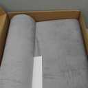 Recliner Leg Rest Cushion, Adjustable Wedge & Semi-Cylinder Foot Pillow with Straps, Removable Foot Rest Extender to Elevate Legs & Foot, Comfort Support Pad for Recliner Chairs Couch, Grey