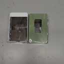 Soap Holder Dish Shower, 2 Pack Bar Soap Holder with Drainage, Self Draining Soap Holder, Wall Mounted Soap Box Tray Container for Bathroom, Bathtub Kitchen Sink, No Drilling, 4 Adhesive Includes (Green+White)