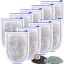 9 Pack Carbon Filter Large Compatible with Tetra Whisper EX30/EX45/EX70 Filters, Replacement Filter Cartridges Compatible with Whisper EX30/EX45/EX70 Filters