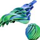 3D Printed Slime Ball Fidget Toy Gear Ball Liquid Flow Sensory Sphere Fidget Toy for Anxiety and Stress Relief Office Home Travel (Blue Green)