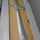 Floating Shelves 3 inch Thick for Wall Set of 2,Solid Pine Wood Wall Mount Shelf for Kitchen Living Room Bedroom Bathroom,8" D x 48" L x 3" H-Black