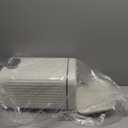 rejomiik Small Bathroom Trash Can with Lid 2.1 Gallon Soft Close Step Slim Garbage Can Waste Bin for Office, Bedroom, Kitchen, Cream