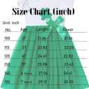 Girls Casual Tulle Tutu Dress Baby Toddler Ruffle Sleeves Bow Princess Party Dresses (3T, Green Clover)
