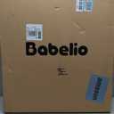 Babelio Baby Gate for Stairs, Kitchen & Doorways, No Bottom Bar| One-Handed Operation| Auto-Close| Hardware Mount (Drill Needed) Safety Dog/Pet Gate (Black - B17, 26-43" W, 28" H)
