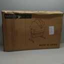 Baby Bassinet, Baby Basinet Bedside Sleeper, Easy to Fold Portable Crib Side Bassinet 2025new Style Girl/boy bassinets (Dark Gray)