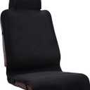 Waterproof Seat Cover, Upgraded Sweat Carseat Protector, Perfect for Universal Anti-Slip Car Truck SUV Seat, Ideal for Surfing Yoga Gym Workout, Black (1 Count)