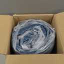 Sleeping Pad,3-inch Thick Memory Foam Camping Mattress,Portable Roll-Up Mat for Car/Tent/Floor/Cot/Travel,Comfortable Pad for Guests Sleepover (Blue)