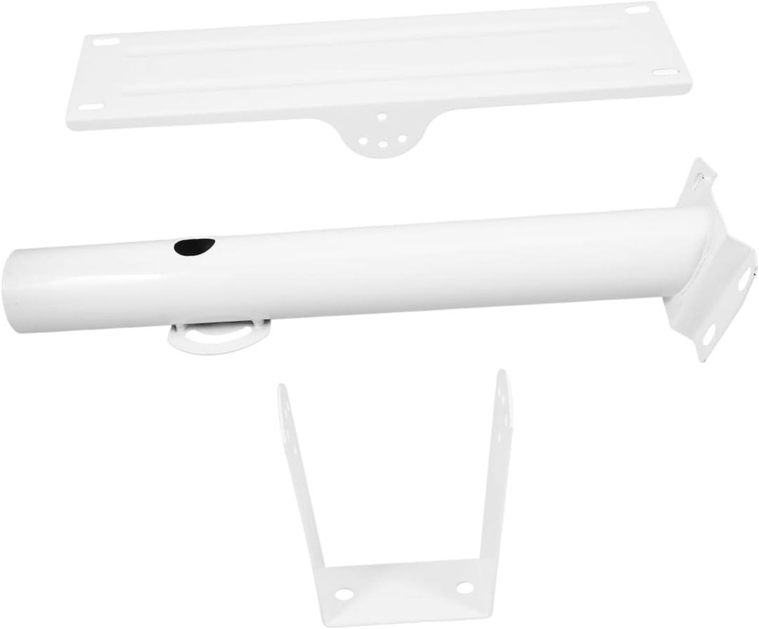 1set Solar Light Mounting Bracket Solar Panel Bracket for Street Light Pole