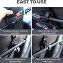 OJYDOIIIY Fishing Rod Racks for Car, 4-Rod or Combos Capacity Rod Holder for Car,SUV,Truck Front or Rear Seats