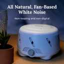 Yogasleep Dohm Uno White Noise Sound Machine, Real Fan Inside for Non-Looping White Noise, Sleep Aid, Office Privacy & Meditation for Adults & Baby, Registry Gift (White)