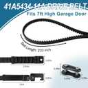 Ketofa Upgraded 41A5434-11A Belt for 7ft Garage Door, 233” Liftmaster Formula 1 Belt for Chamberlain/Liftmaster/Craftsman/Sentex/Whisper 2280, 2280R, 3280, 3580