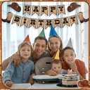 Oudain Western Birthday Cowboy Party Decoration, Happy Birthday Banner Double Layer Hat Boots Cowboy Hanging Swirls for First Party, Western Theme Decoration Supplies
