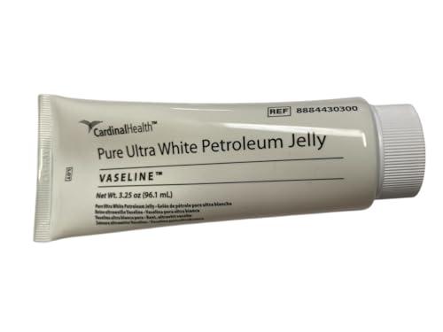 Vaseline Pure Ultra White Petroleum Jelly Ointment, Kendall, 2-pack, 3.25 oz. each