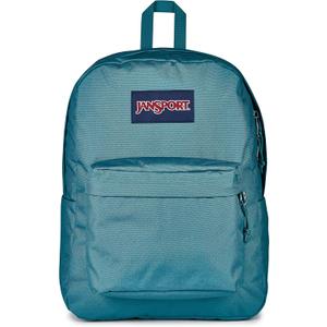 JanSport SuperBreak One Backpack - Durable, Lightweight Bag with 1 Main Compartment, Front Utility Pocket with Built-in Organizer, Premium Backpack, Emerald Pool