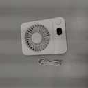 Portable Cruise Ship Approved Fan, Small Quiet 4000mAh for 4-14 Hours, Ultra-Slim, 0-100 Stepless Speeds, 270 Adjustable, USB-C Charging for Sleeping, Office, Bedroom, Cruise, White