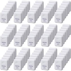 Mimorou 96 Pack Dental Floss Bulk Mint Flavored Floss 50m Each Travel Dental Oral Care for Teeth and Gum Protection(White)
