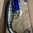 Performance Exhaust Muffler Pipe for Yamaha Breeze Jog 50 50cc 2 Stroke Scooter Moped Minarelli Engine 1E40QMB 1PE40QMB