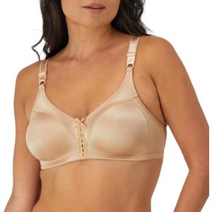 Bali Women's Double Support Wireless Bra, Comfortsoft Full-coverage Wirefree Bra, Df3820 (Beige) 38D