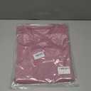 Loovoo Thermal Shirts for Women Long Sleeve Workout Tops Crewneck Fleece Base Layer Running Athletic Tee with Zipper Pocket (Small, 1-grey Pink)