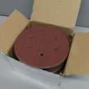 100 PCS 6 Inch Sanding Discs, 6 Hole Hook and Loop Sandpaper 60 80 120 240 400 Grit Set, Round Orbital Sand Paper Discs for Sander