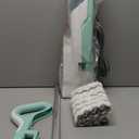 Shark Steam Mop with 2 Machine Washable Dirt Grip Pads, Removable Water Tank, Lightweight, Steam Cleaner for sealed Hard Floors, Marble, Stone, Hardwood, Tile, Laminate, White/Seafoam, S1000