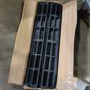 Pyle Car Vehicle Curbside Driveway Ramp - 4ft Heavy Duty Rubber Threshold Bridge Tracks Curb Ramps, 2 Pieces Set (for Car, Truck, Scooter, Bike, Motorcycle, Wheelchair Mobility), Black