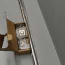 Ivilon Drapery Treatment Window Curtain Rod - Square Design 1 1/8 Rod. 48 to 86 Inch. Satin Nickel